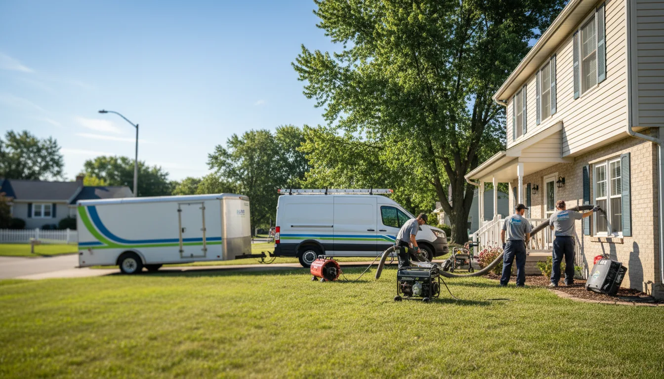 Flooded Basement Restoration And Cleanup With Repair in Rumely, MI near me